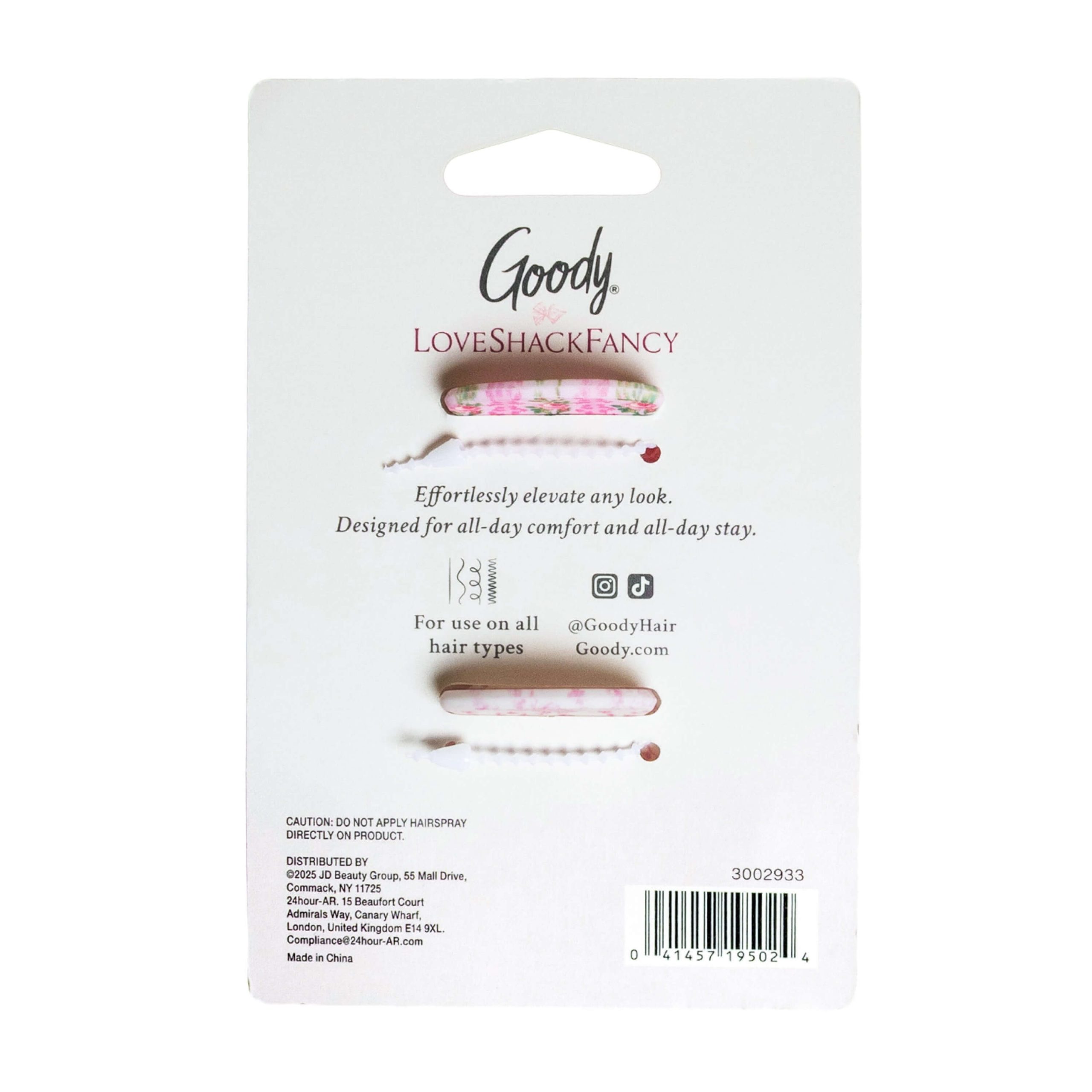 Goody x LoveShackFancy Small Claw Clips - Blooming Heirloom and Coquette Bow - 2ct - Image 5