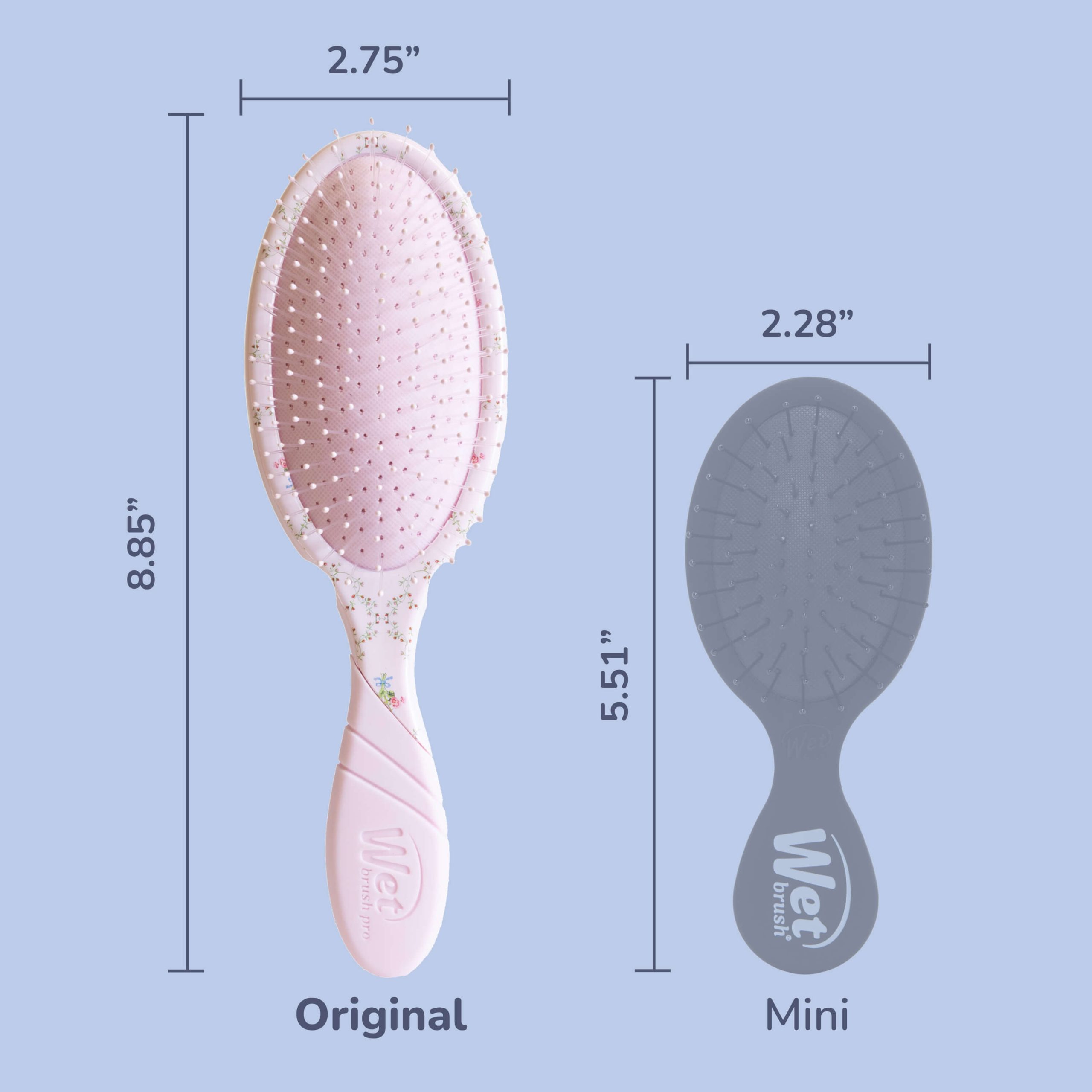 Wet Brush x Hill House Pro Original Detangler - Pink Trellis - Image 7