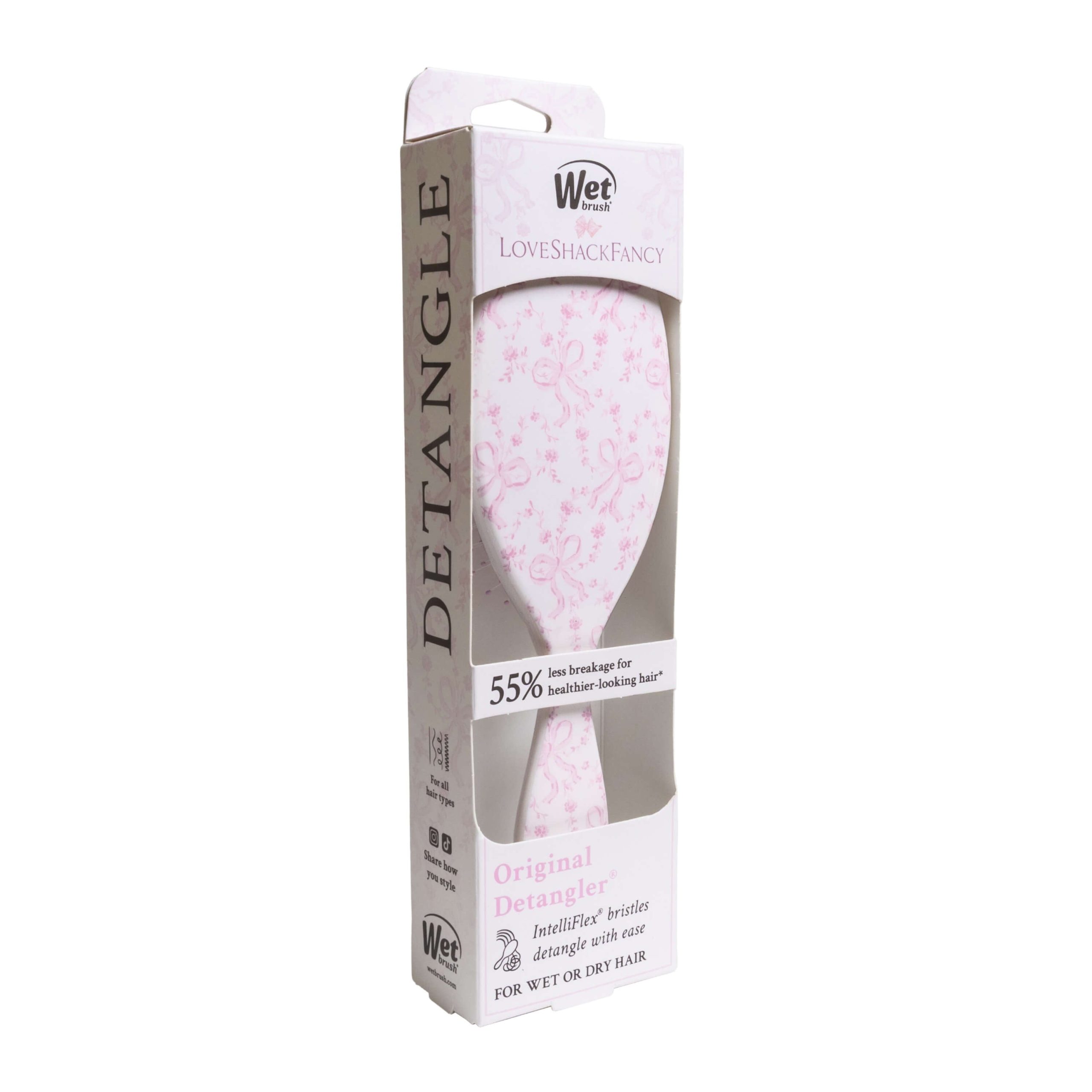 Wet Brush x LoveShackFancy Original Detangler - Coquette Bow - Image 7