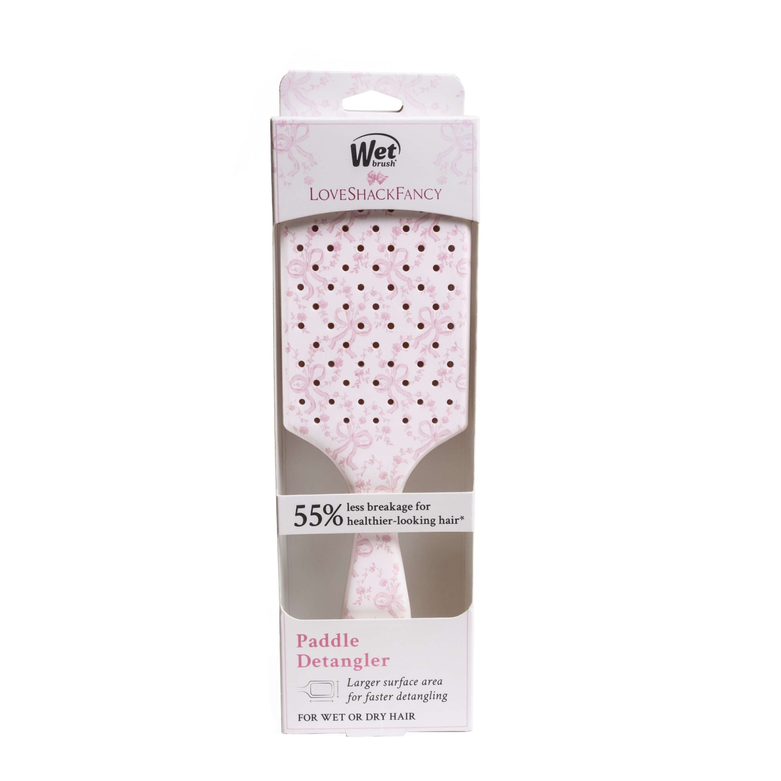 Wet Brush x LoveShackFancy Paddle Detangler - Coquette Bow - Image 6