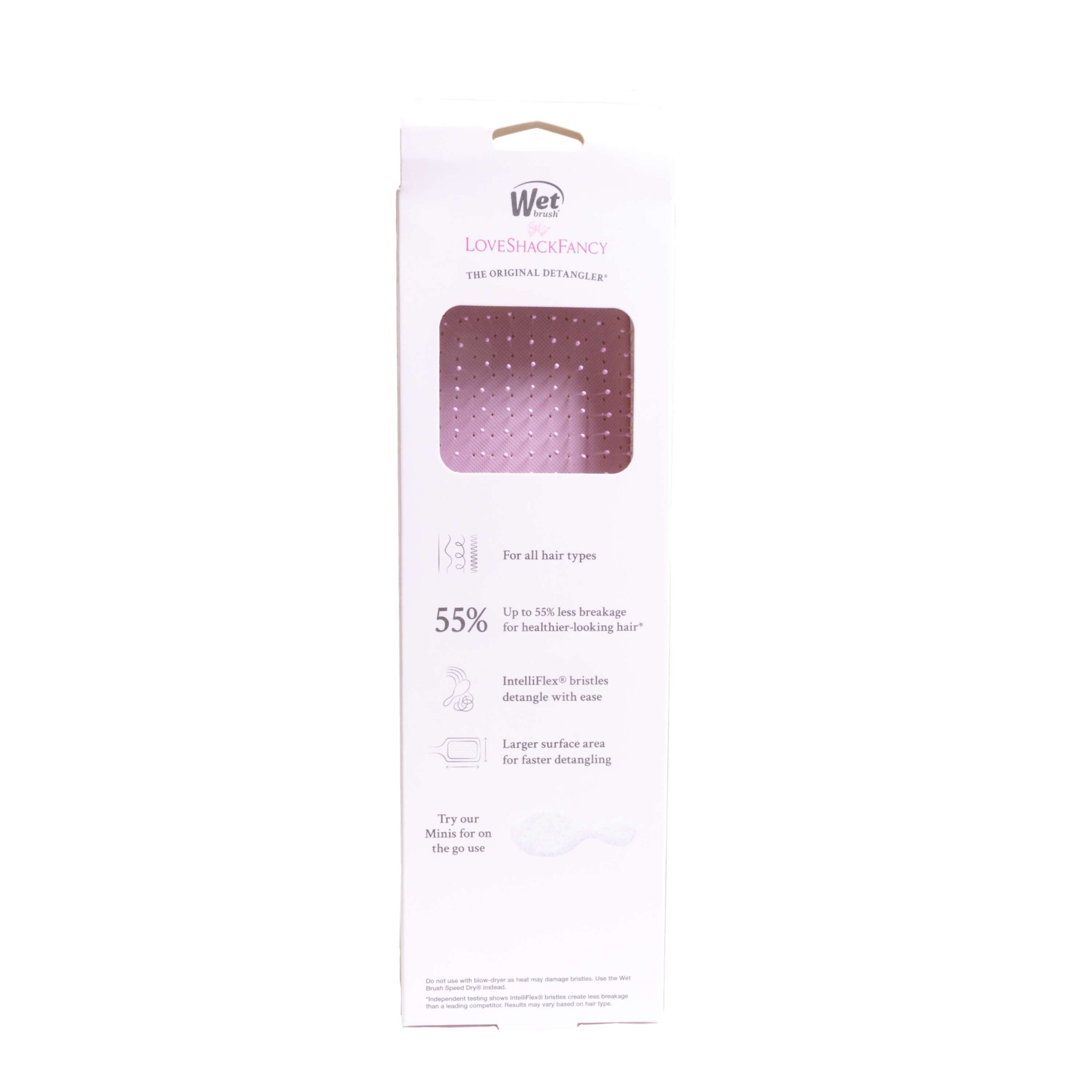 Wet Brush x LoveShackFancy Paddle Detangler - Ribbon Rosa - Image 8