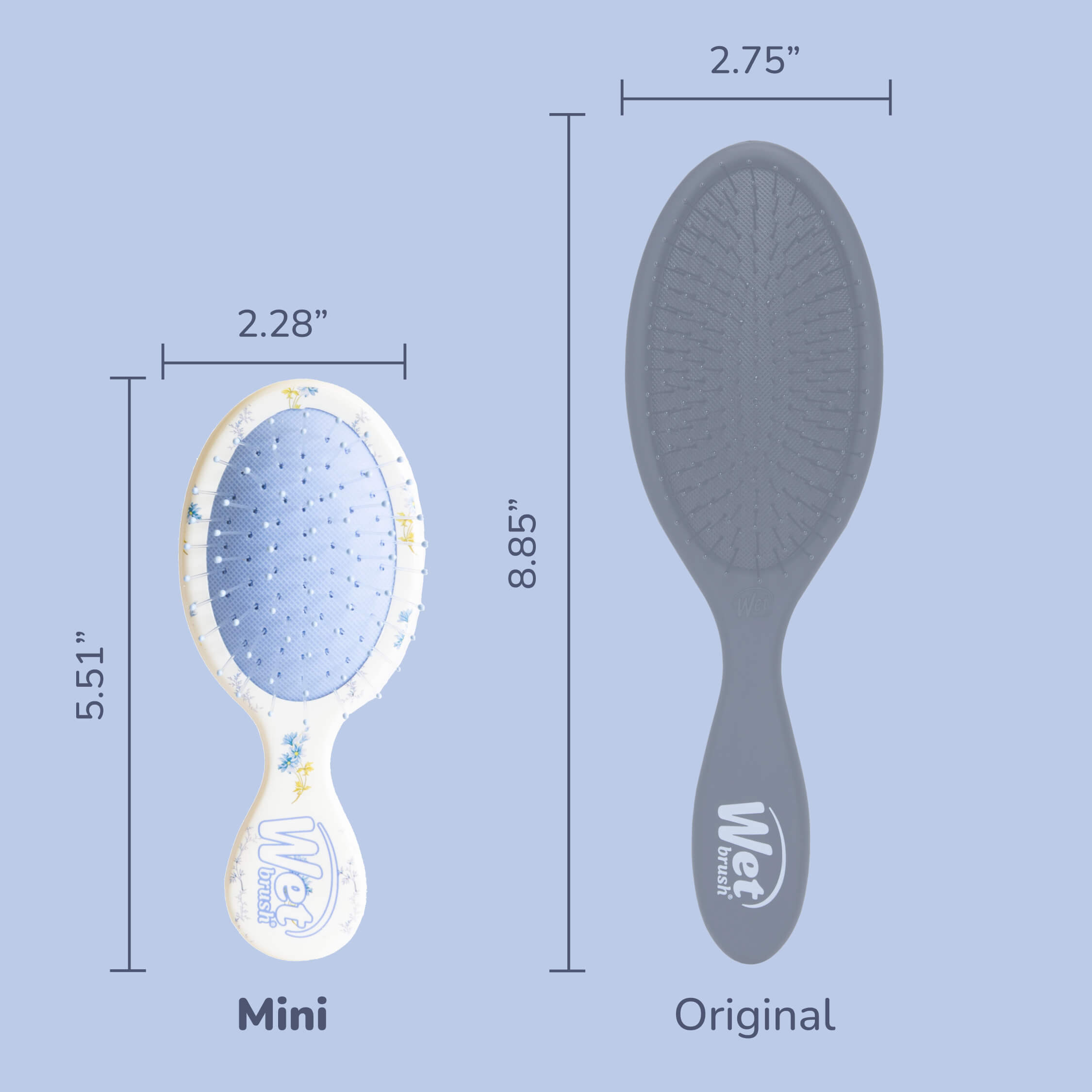 Wet Brush x Hill House Mini Detangler - Bluebell Waltz - Image 6