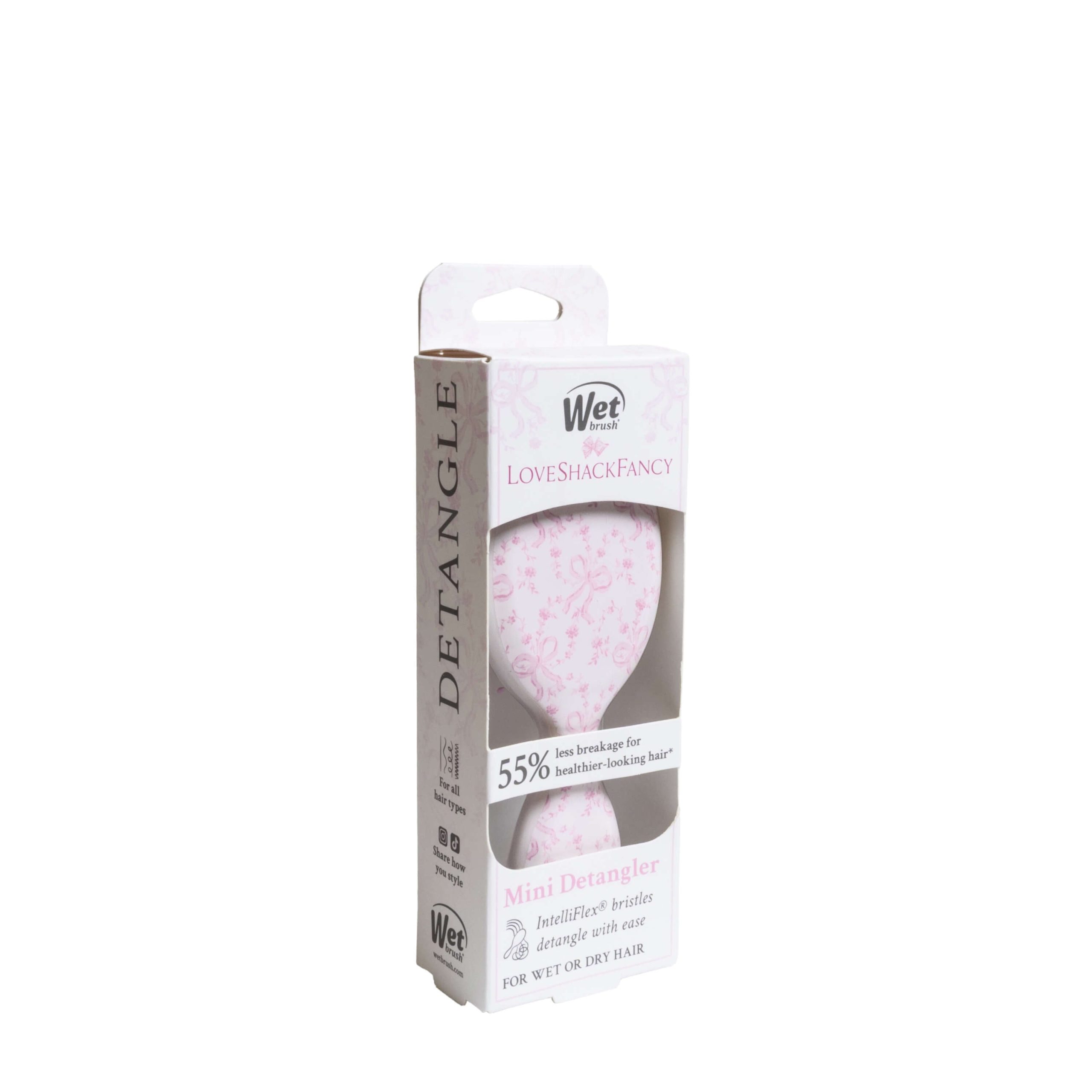 Wet Brush x LoveShackFancy Mini Detangler - Coquette Bow - Image 8