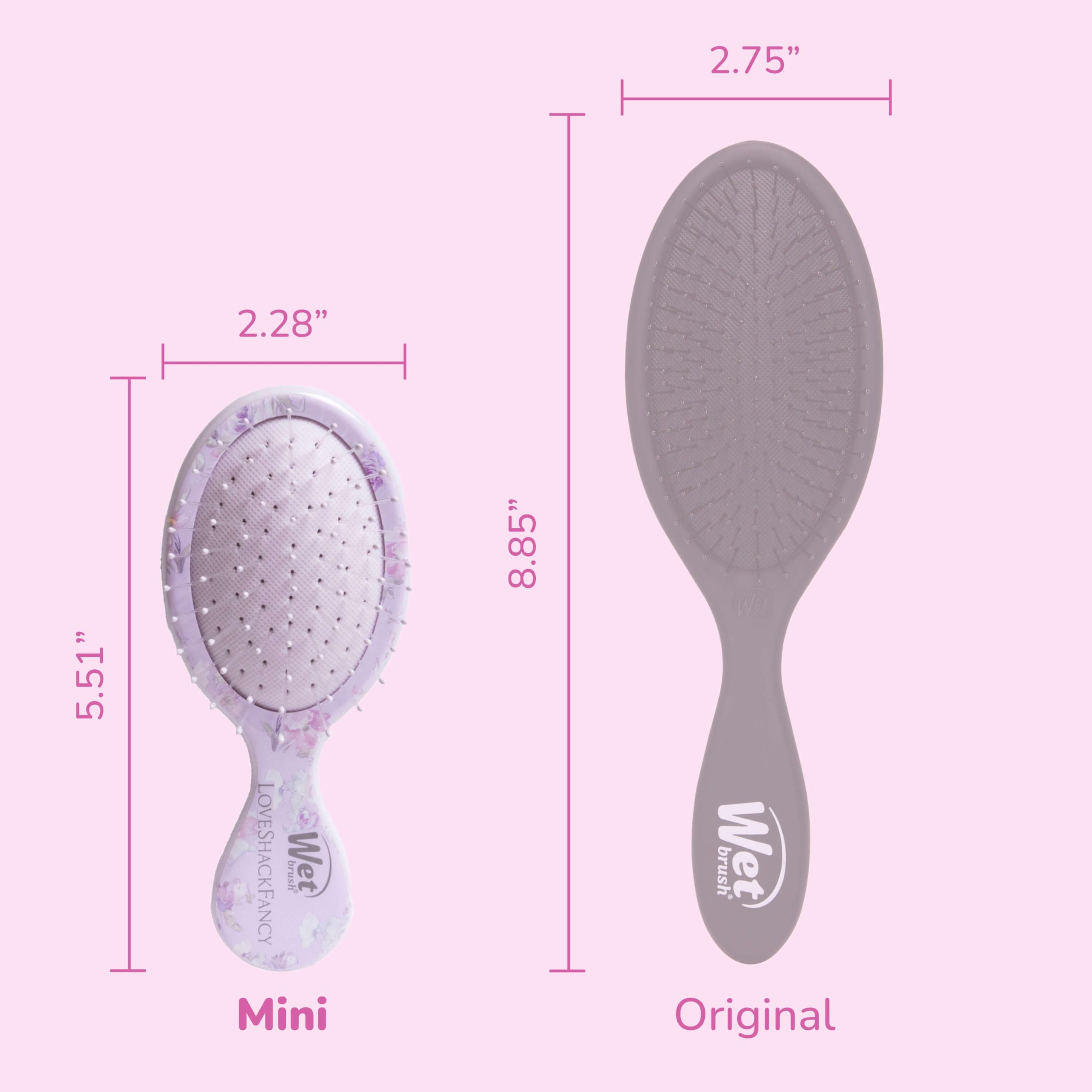 Wet Brush x LoveShackFancy Mini Detangler - Happy Thoughts - Image 6