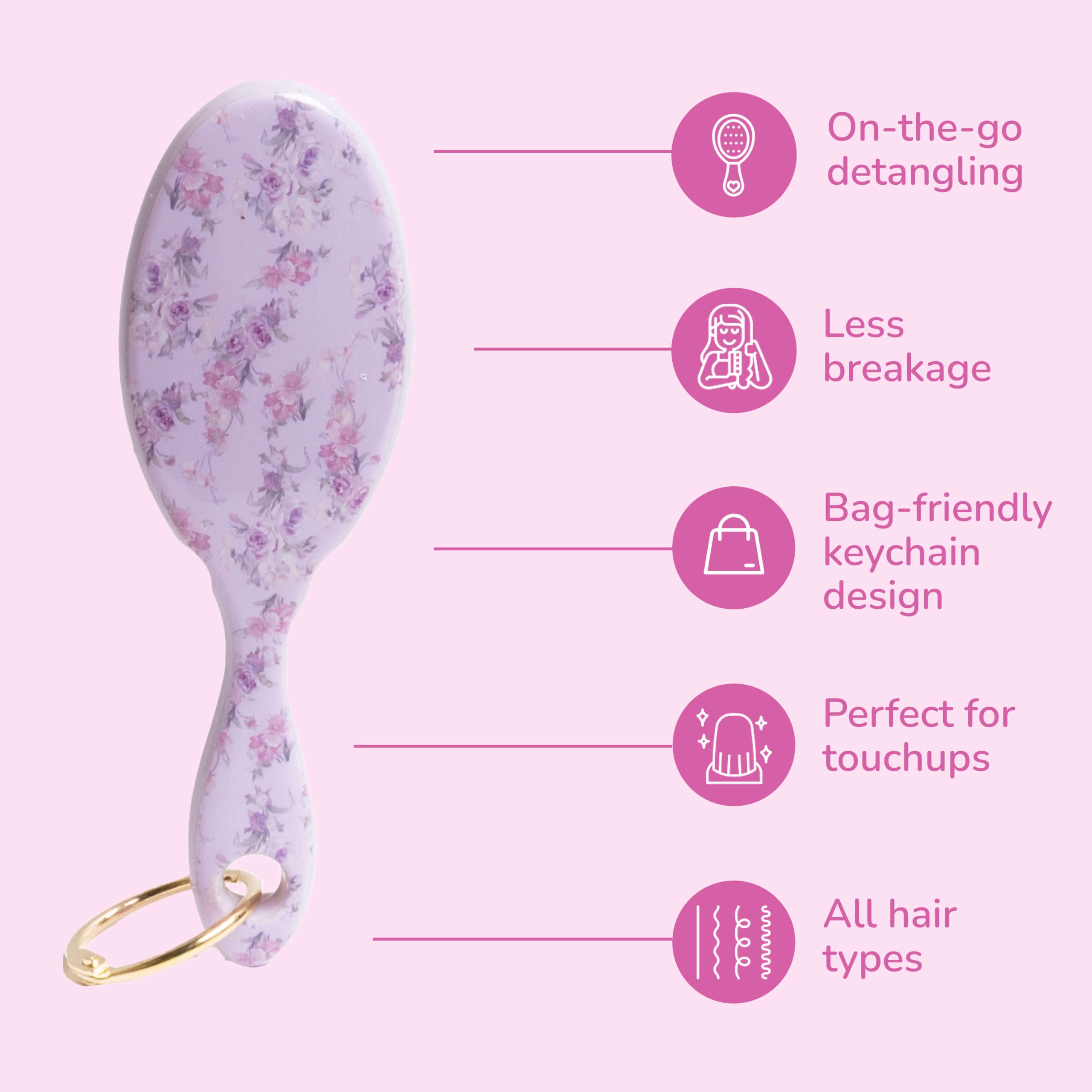 Wet Brush x LoveShackFancy Keychain Detangler - Happy Thoughts - Image 4