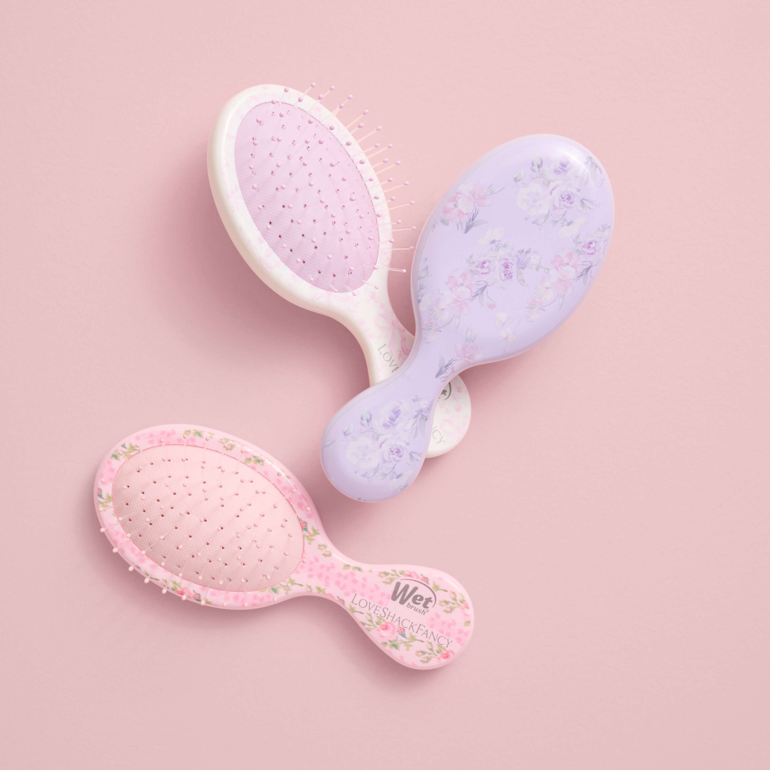Wet Brush x LoveShackFancy Mini Detangler - Ribbon Rosa - Image 5